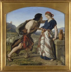 Das Treffen von Jakob und Rahel, 1853